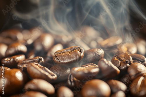 Smoky Essence of Freshly Roasted Coffee