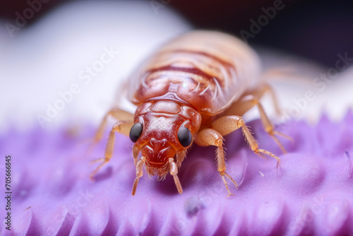 Bed Bug Crawl: Extreme Close-up