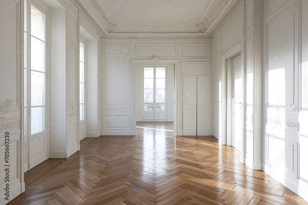 Obraz premium Modern Interior Passage in Bright Tones