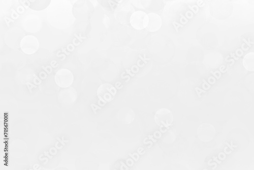 Abstract white blurred bokeh background 