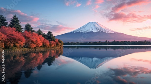 colorful autumn leaves and Mount Fuji and red leaves at Lake Kawaguchiko are among the best in Japan