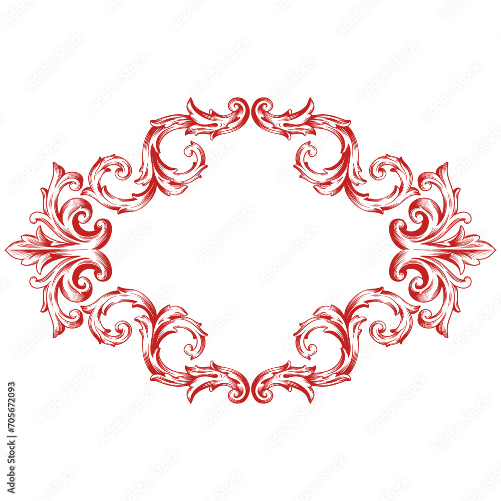 Love Frame Valentine's Day Ornament Line. Women's Mother's Day Ornament Border Love Frame Valentine's Day Ornament Line. Women's Mother's Day Ornament Border