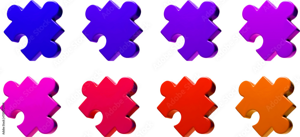 Jigsaw puzzle pieces. Bright colored 3d parts connect together as team partnership concept illustration. Elements fit and match to build strategy or community Jigsaw puzzle pieces. Bright colored 3d parts connect together as team partnership concept illustration. Elements fit and match to build strategy or community