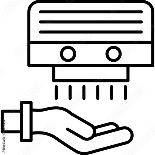 Hand Dryer Icon