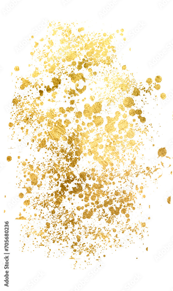 Gold glitter. Gold Glitter shiny swirl. Golden sparkle confetti. Shiny glittering dust. Luxury Border Frame Transparent Background.