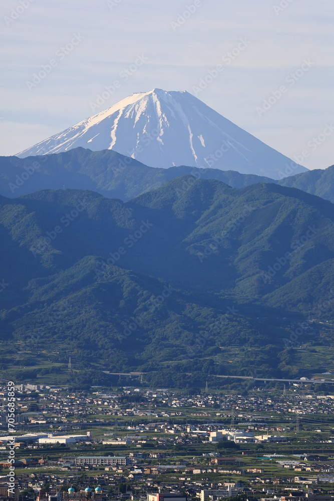 富士と麓