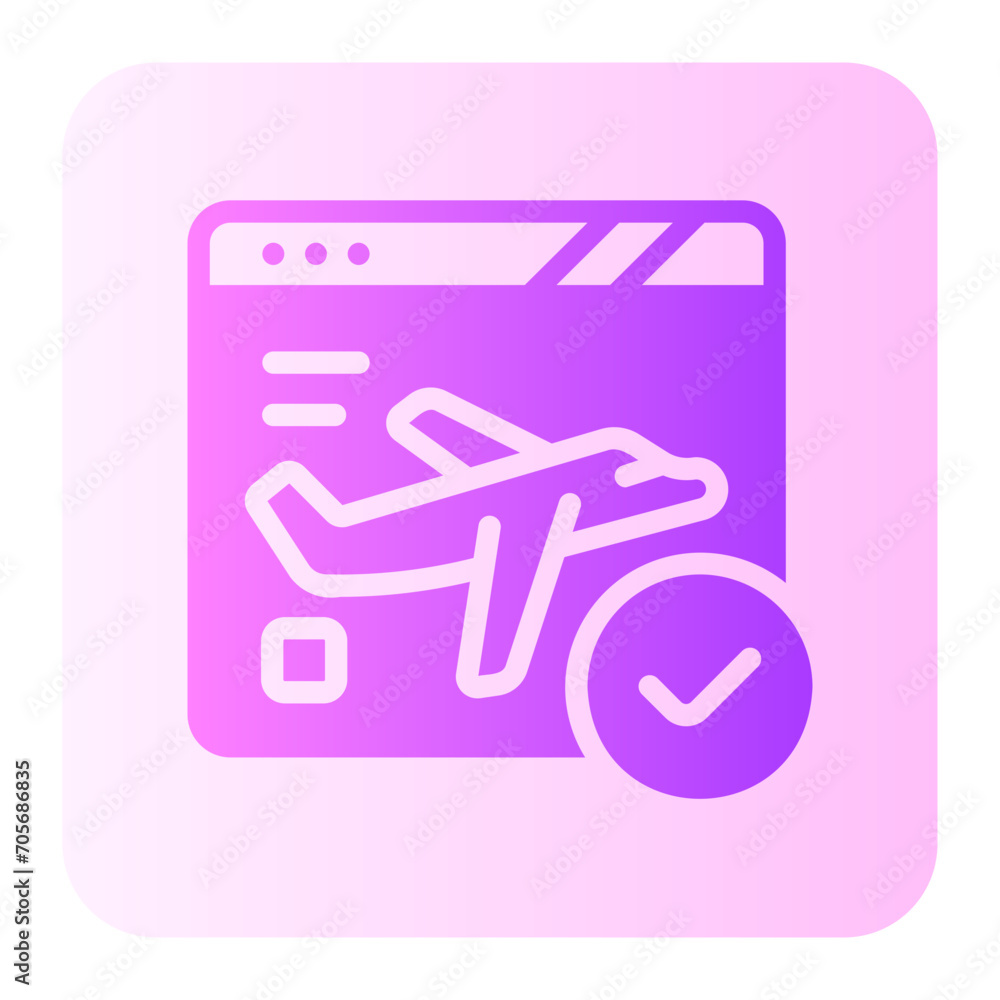 on time gradient icon on time gradient icon