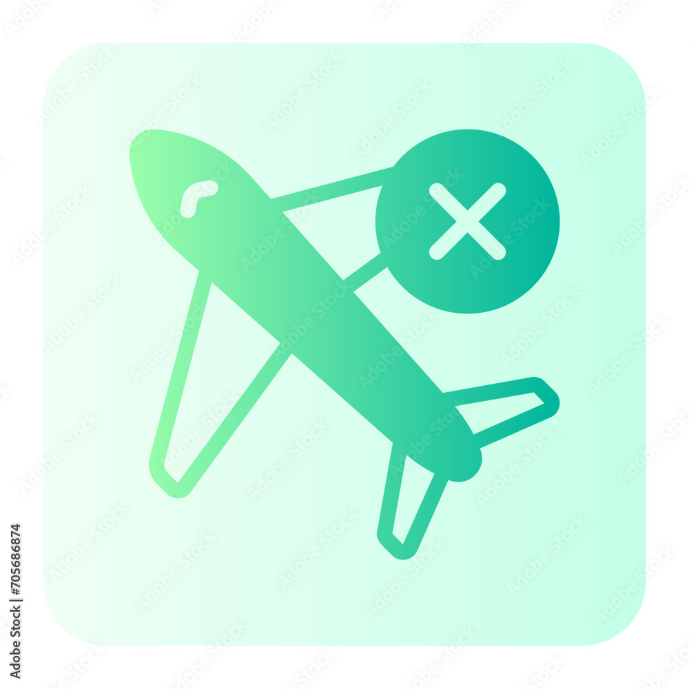 cancelled gradient icon cancelled gradient icon