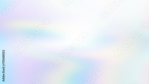 Blurred rainbow light refraction texture overlay effect for photo and mockups. Organic drop diagonal holographic flare on a white wall. Shadows for natural light effects