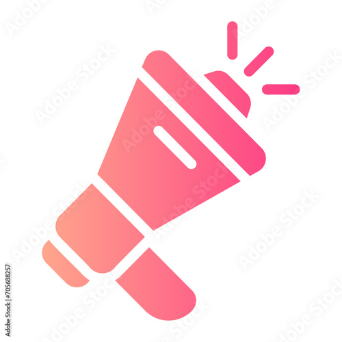 megaphone gradient icon