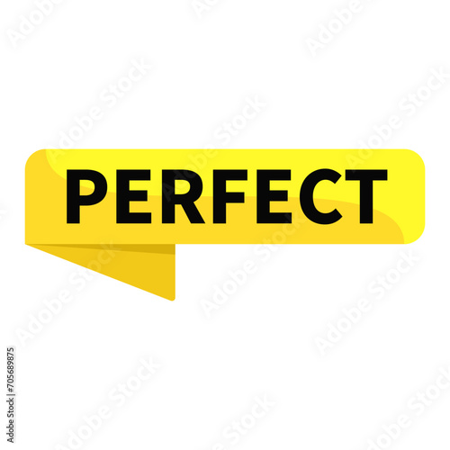 Perfect Yellow Rectangle Ribbon Shape For Information Announcement Expression Promotion Business Marketing Social Media
