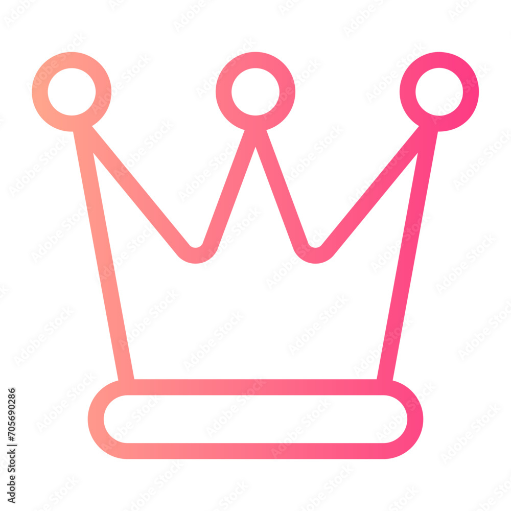 crown gradient icon crown gradient icon