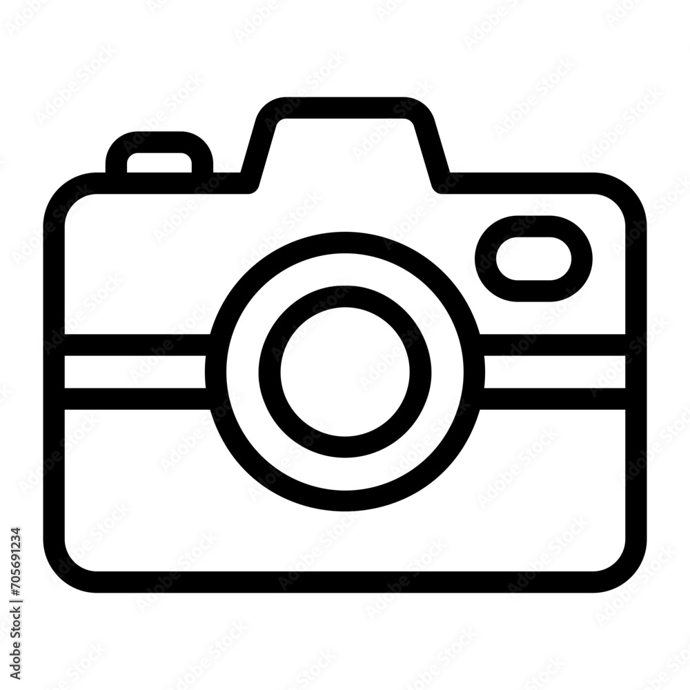 camera line icon camera line icon