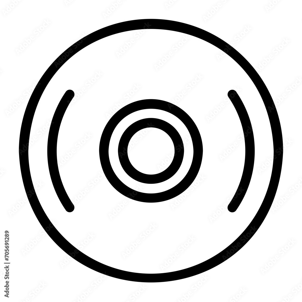 vinyl line icon