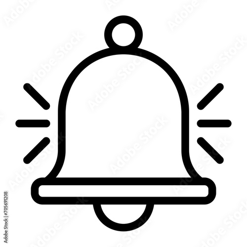bell line icon photo