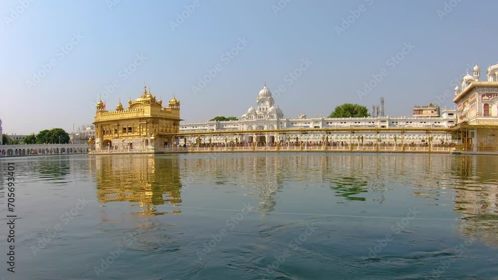 Sri Harmandir Sahib The Golden Temple is a gurdwara located in the city of Amritsar, Punjab, India. Sri Harmandir Sahib The Golden Temple is a gurdwara located in the city of Amritsar, Punjab, India.