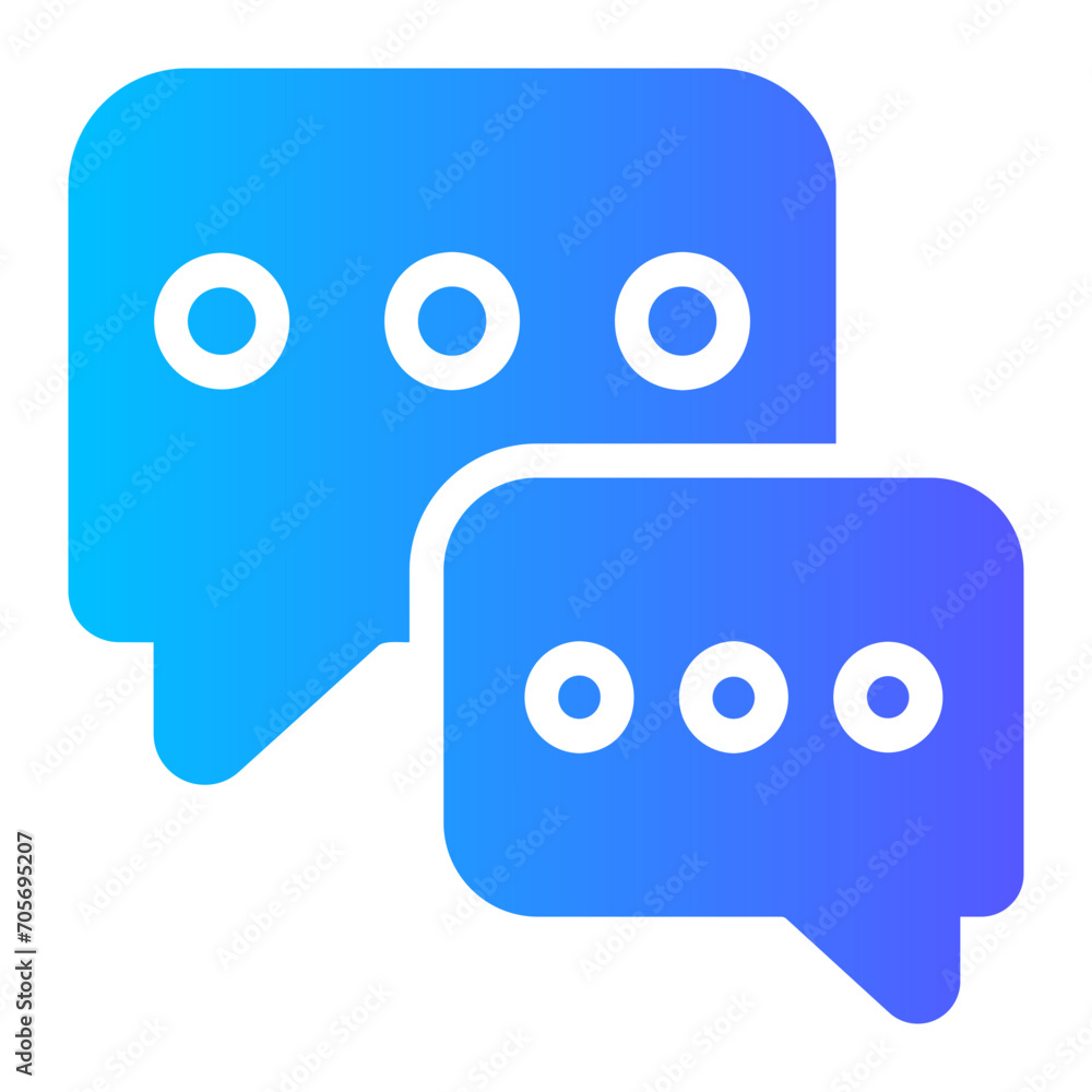 chat gradient icon chat gradient icon