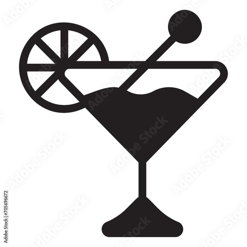 cocktail glyph icon