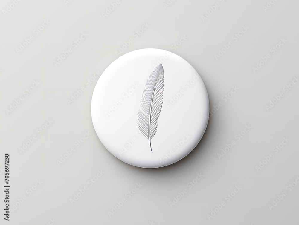 Creative Custom Pin Badge Mockup for Branding and Collectibles - AI Generated