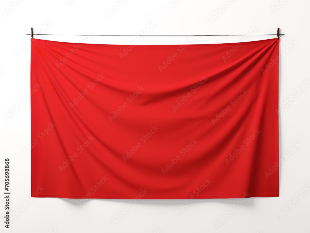 Vibrant Customizable Flag Mockup for Events and Promotions - AI Generated Vibrant Customizable Flag Mockup for Events and Promotions - AI Generated