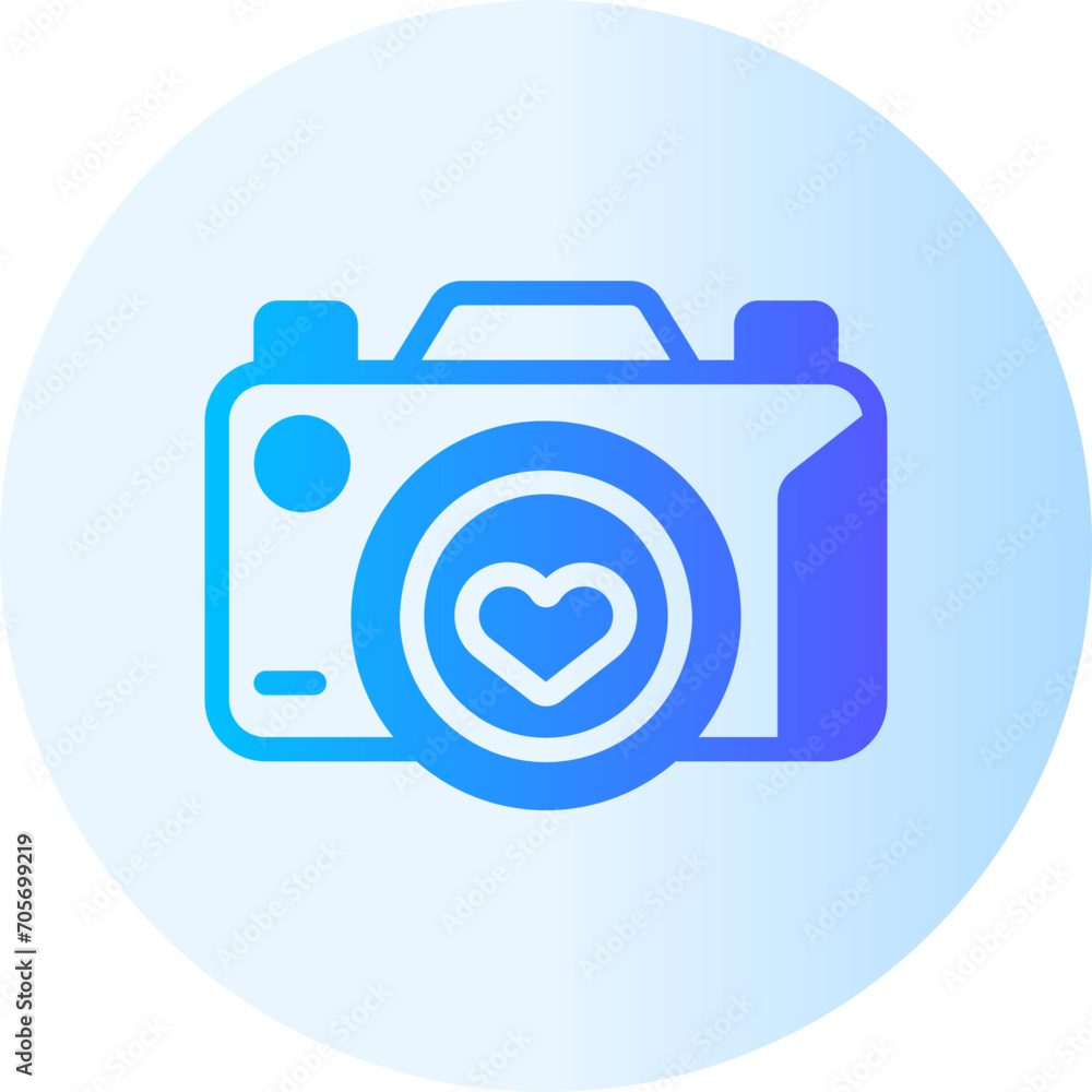 camera gradient icon