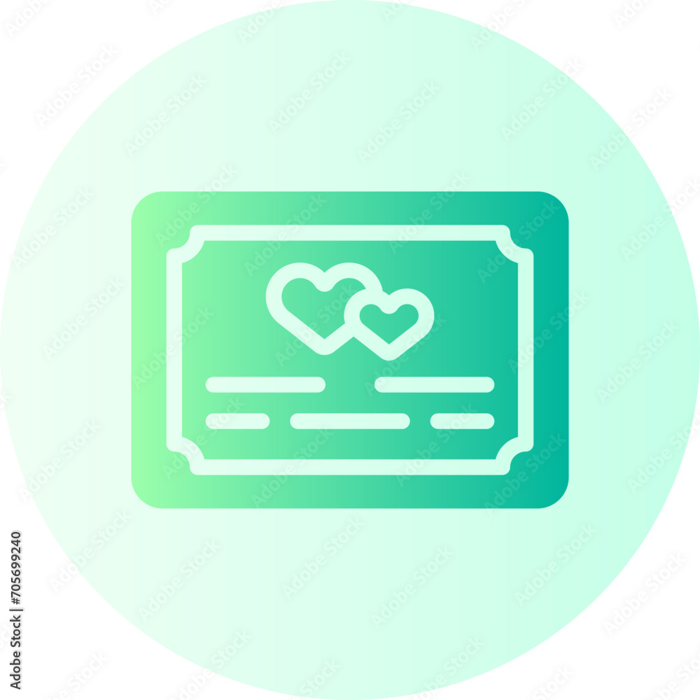 certificate gradient icon certificate gradient icon