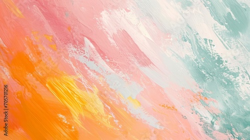 Abstract background in pastel colors with brush strokes texture