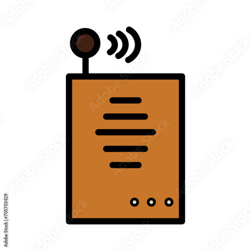 Baby Speaker Sleep Filled Outline Icon