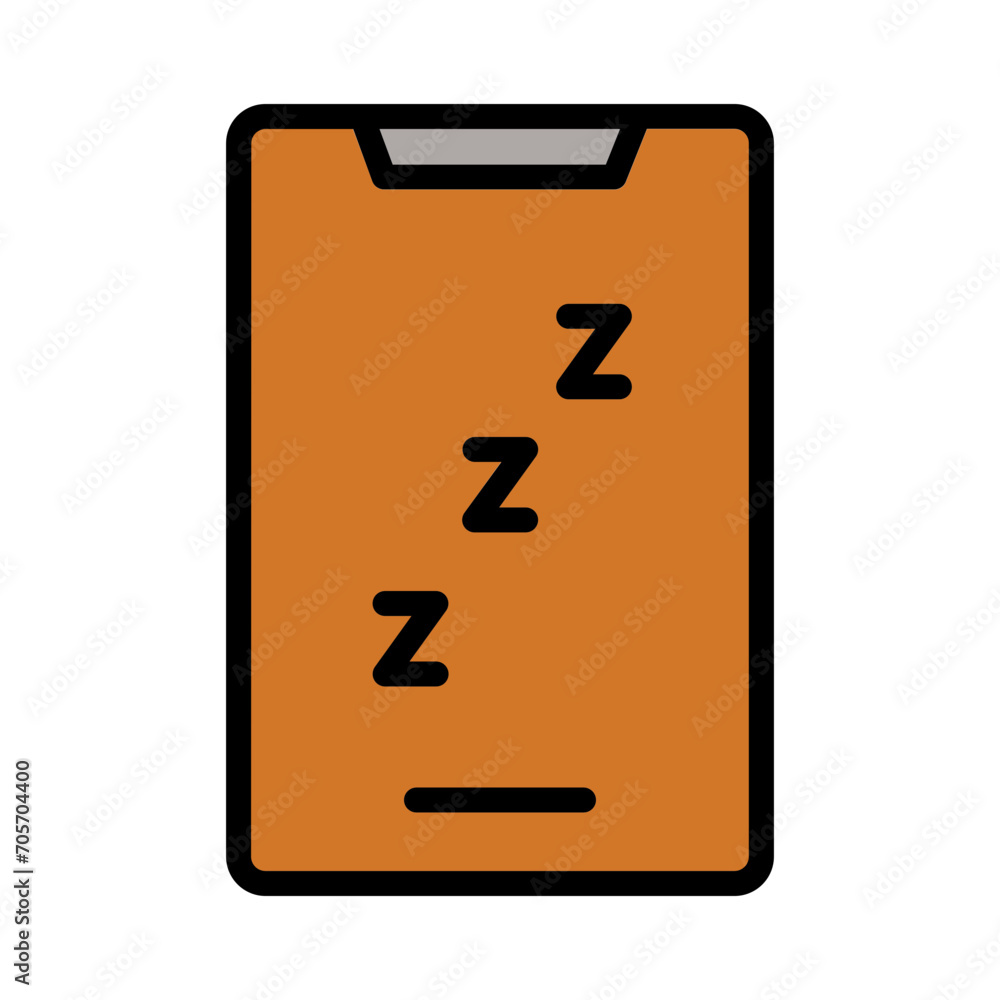 Night Resting Sleep Filled Outline Icon Night Resting Sleep Filled Outline Icon