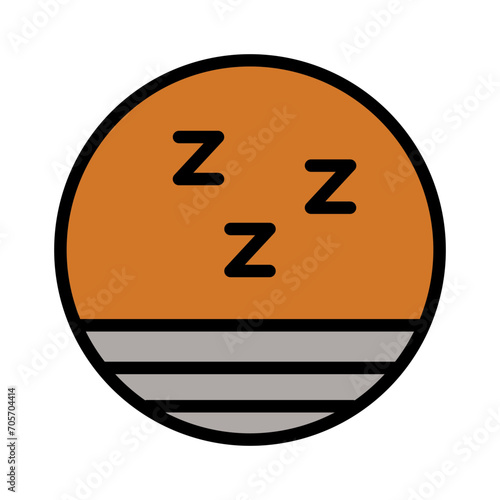 Sleep Control Options Filled Outline Icon