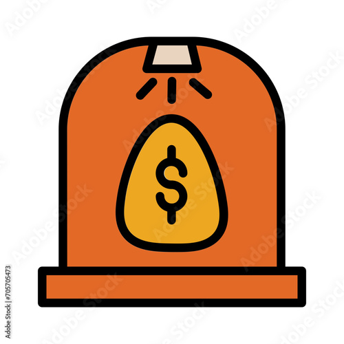 Business Incubator Startup Filled Outline Icon