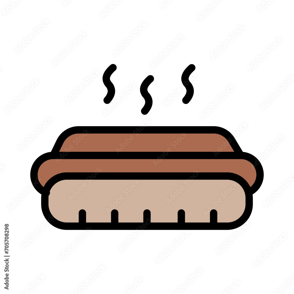 Fast Food Hot Filled Outline Icon Fast Food Hot Filled Outline Icon