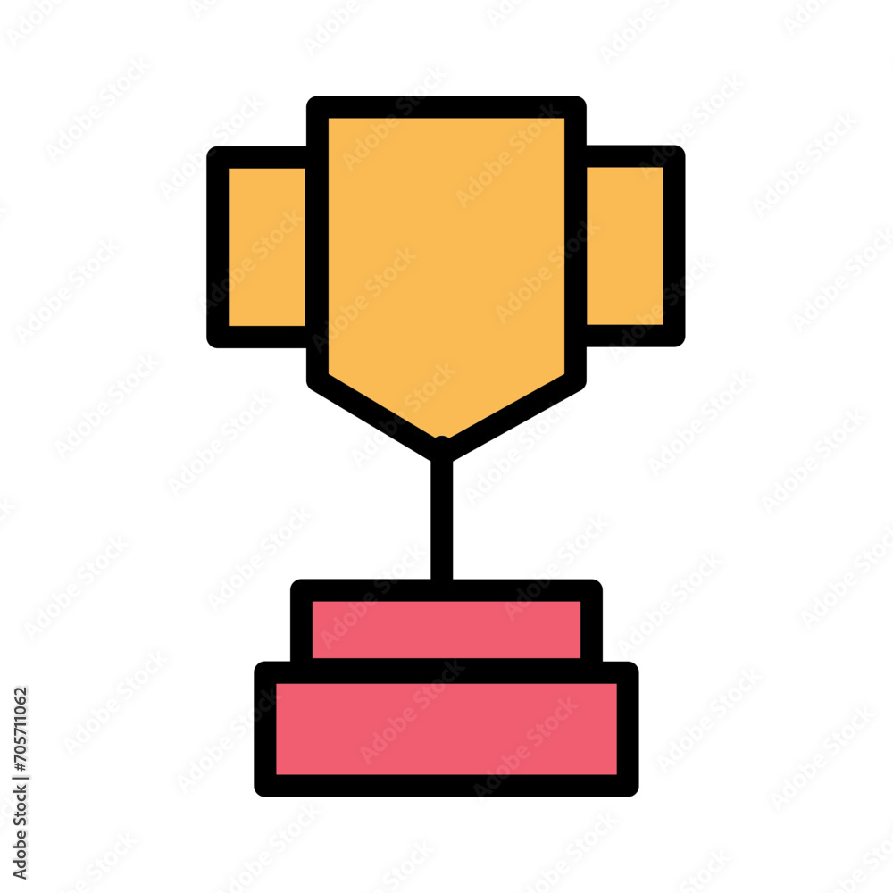 Award Game Sport Filled Outline Icon Award Game Sport Filled Outline Icon
