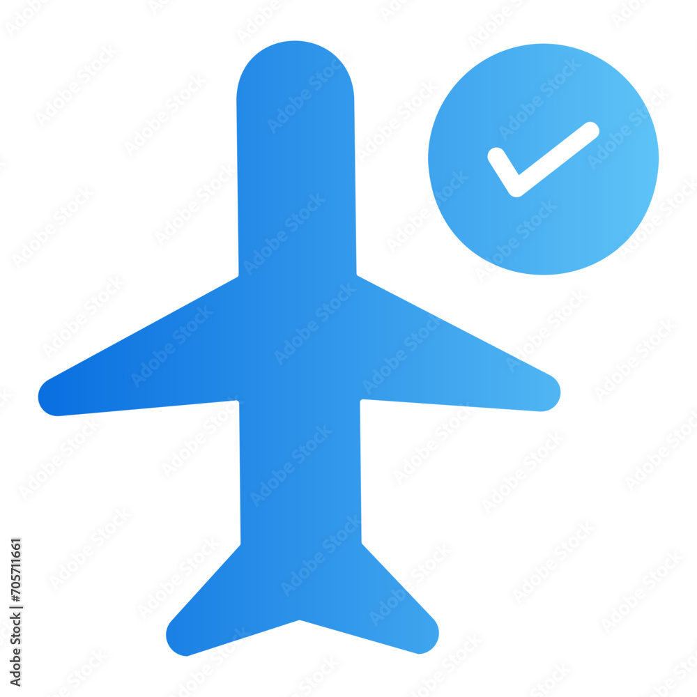 Obraz premium on time gradient icon