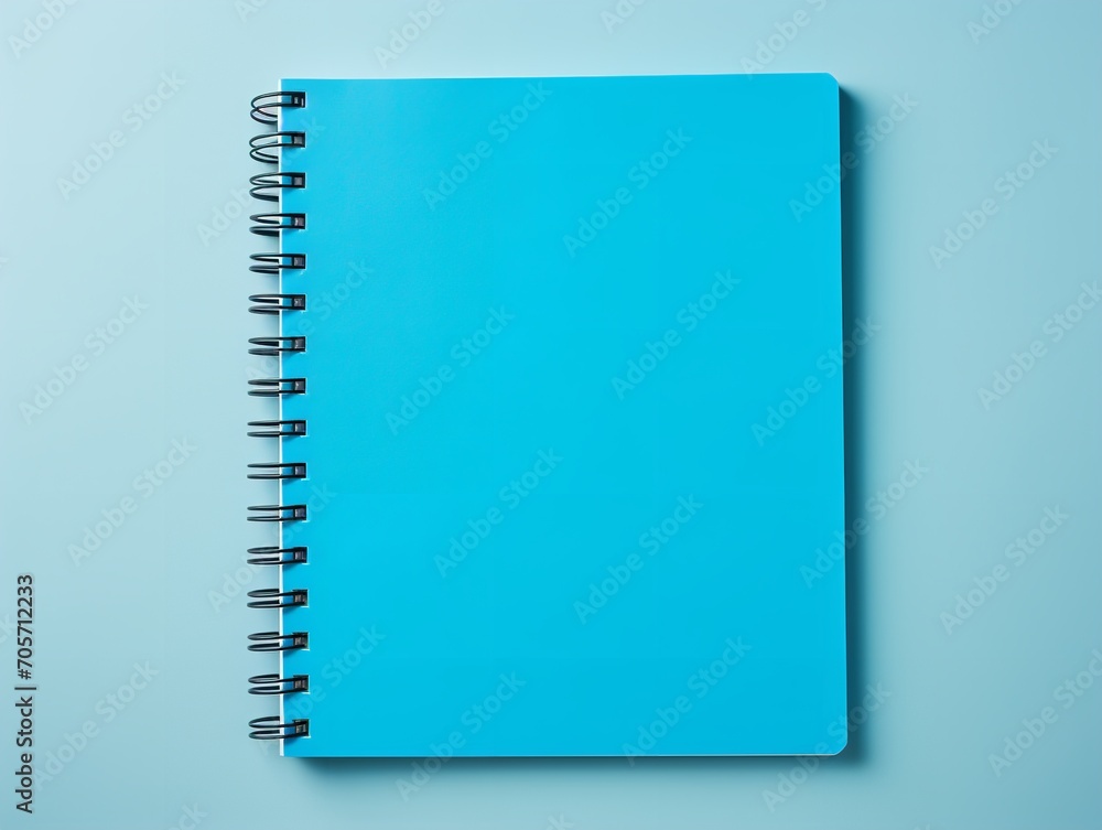 Stylish Spiral Notebook Mockup for Notes and Sketches - AI Generated Stylish Spiral Notebook Mockup for Notes and Sketches - AI Generated