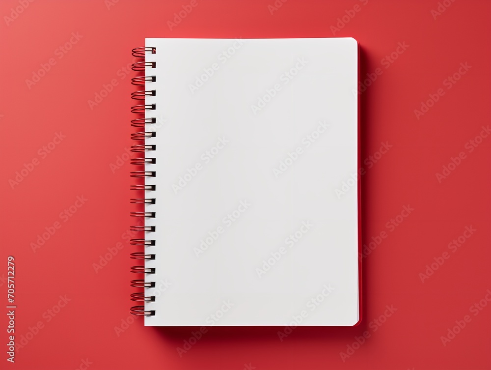 Stylish Spiral Notebook Mockup for Notes and Sketches - AI Generated Stylish Spiral Notebook Mockup for Notes and Sketches - AI Generated