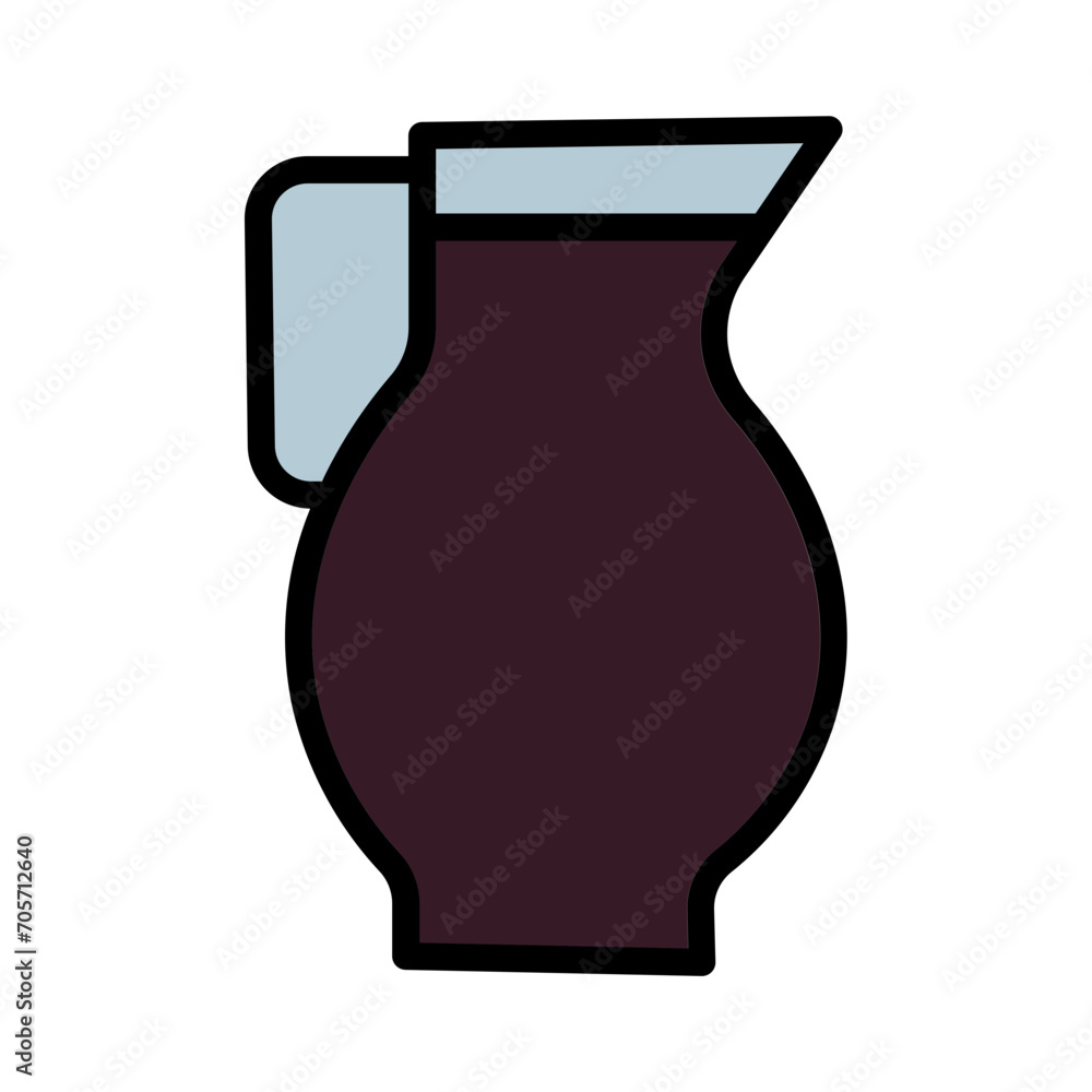 Jug Liquid Milk Filled Outline Icon