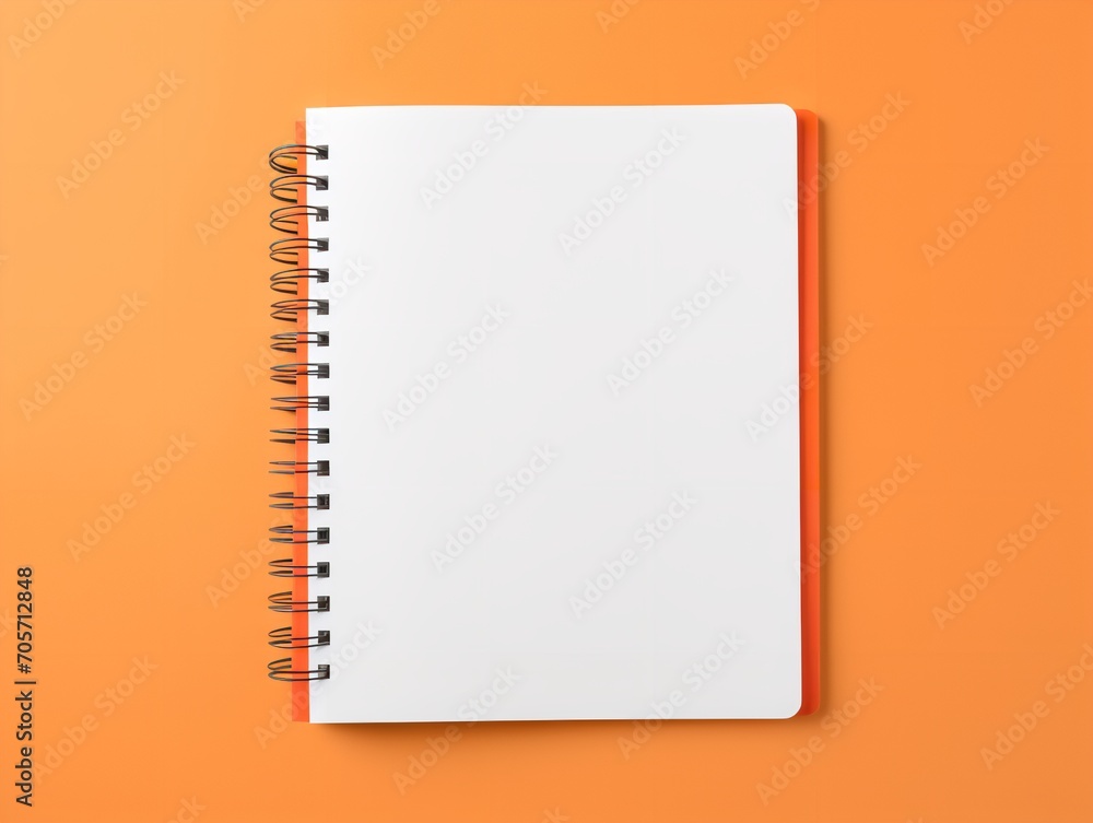 Stylish Spiral Notebook Mockup for Notes and Sketches - AI Generated Stylish Spiral Notebook Mockup for Notes and Sketches - AI Generated