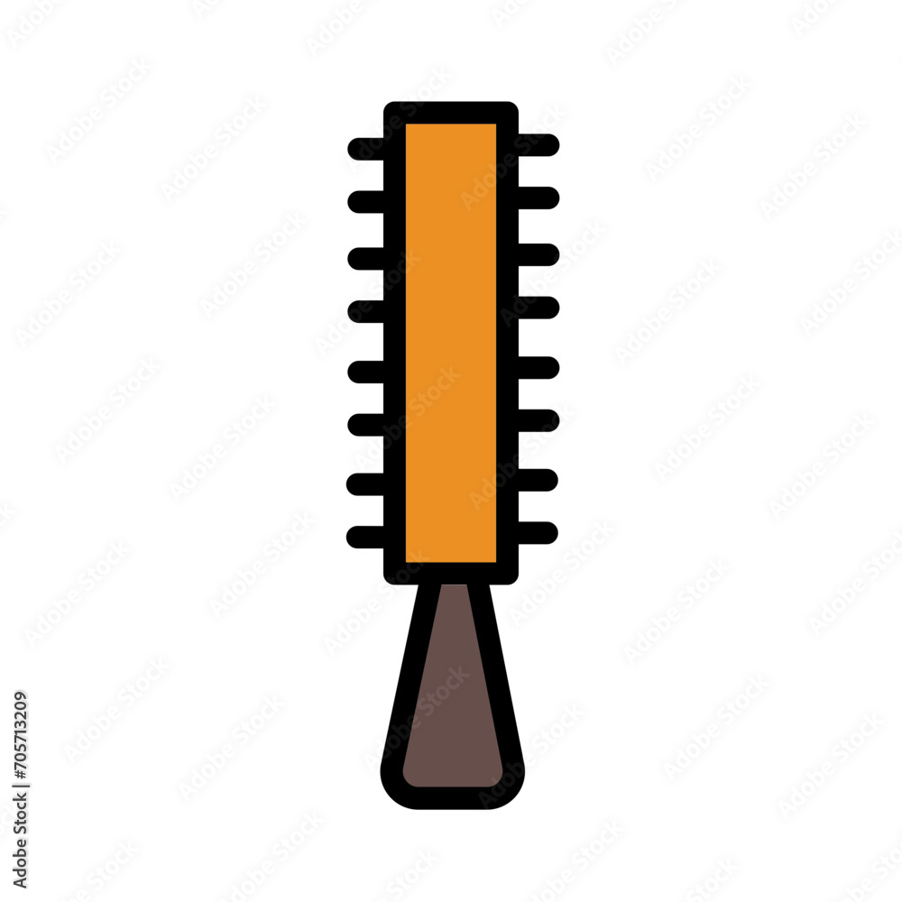 Gold Hand Sword Filled Outline Icon
