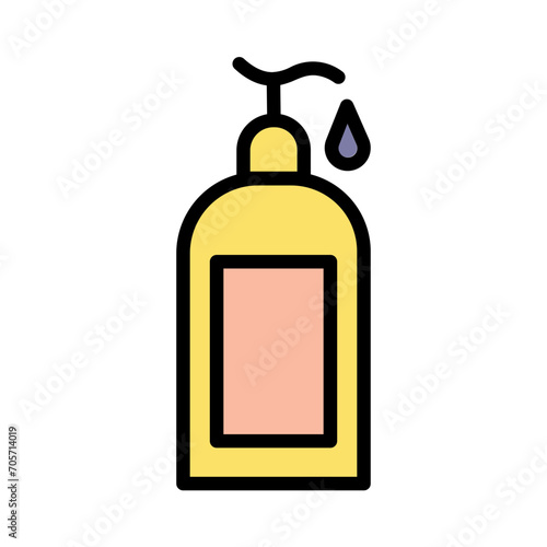 Care Oil Toner Filled Outline Icon