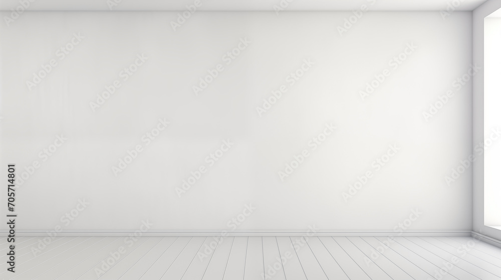 White walls and an empty, modern apartment with a minimalist design. White walls and an empty, modern apartment with a minimalist design.