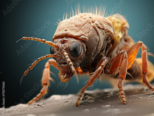 Microscopic Flea © karenfoleyphoto
