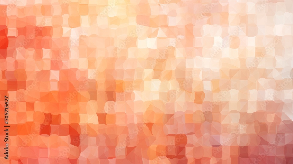 Abstract background with mosaic stained glass texture in peach, pink and yellow colors Abstract background with mosaic stained glass texture in peach, pink and yellow colors