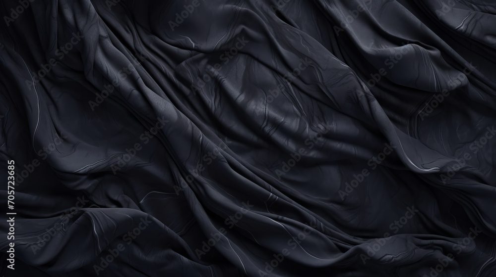 Fototapeta premium exquisite black textured fabric: high detail abstract background with marble-like patterns for design inspiration