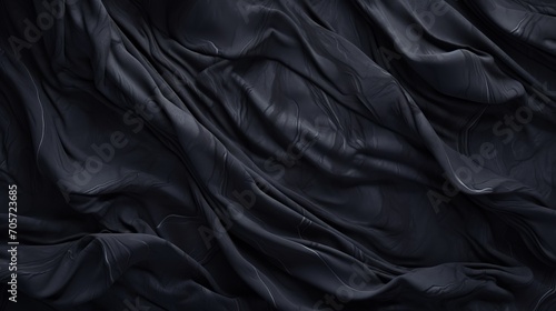 exquisite black textured fabric: high detail abstract background with marble-like patterns for design inspiration