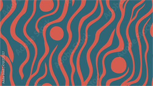 Vector stock illustration collection.. 70s groovy retro swirls vector design background. Abstract trendy for background. 70s Background. Seamless.