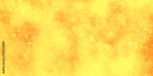 background of  glitter lights on orange texture  sparkling glitter bokeh background with blurry particles and clouds  yellow or orange Paper textured aquarelle canvas with bokeh  soft watercolor.