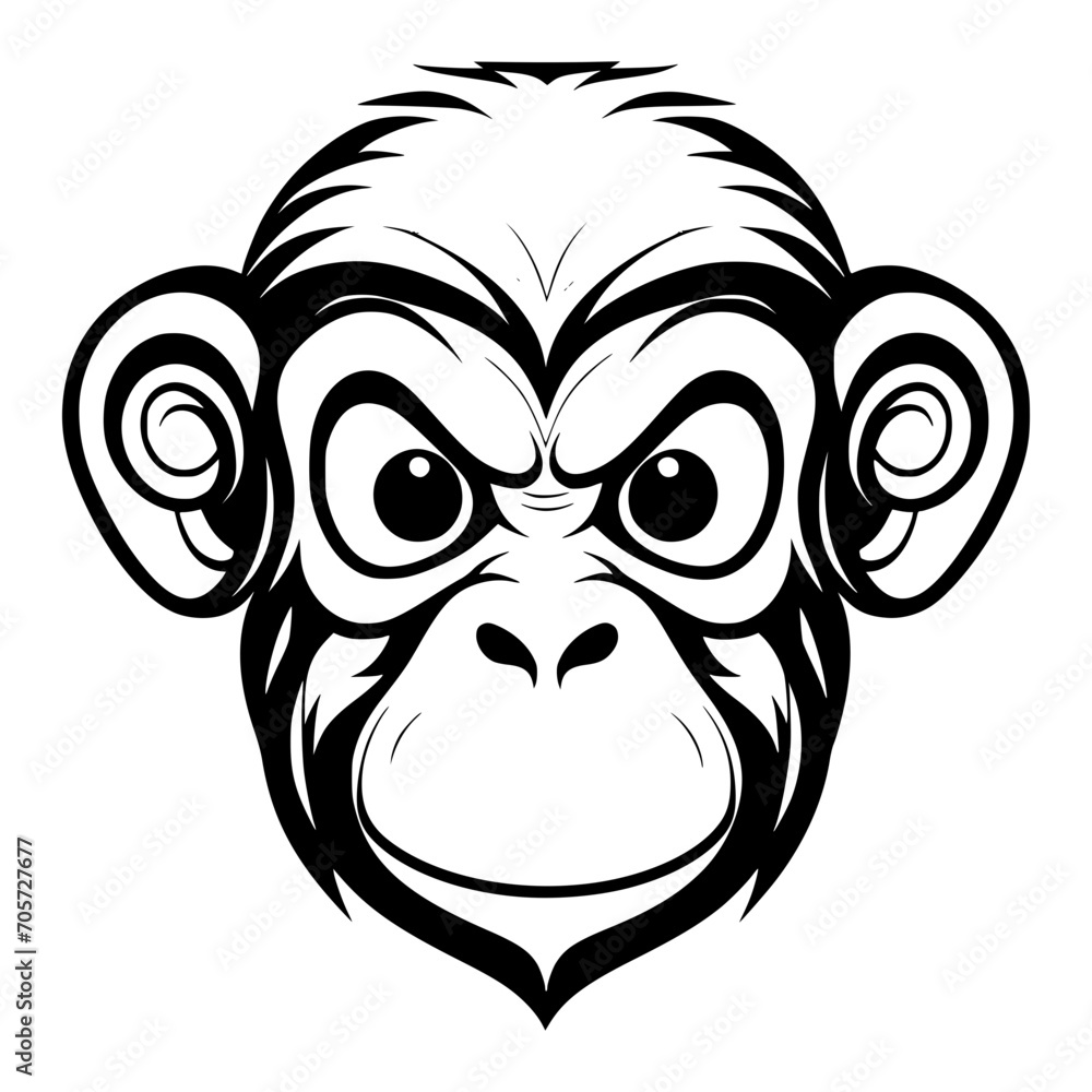 Monkey Vector Illustration