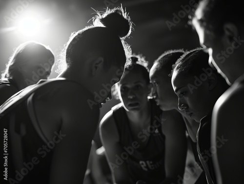 Determination in the Court: A Team's Unbreakable Bond