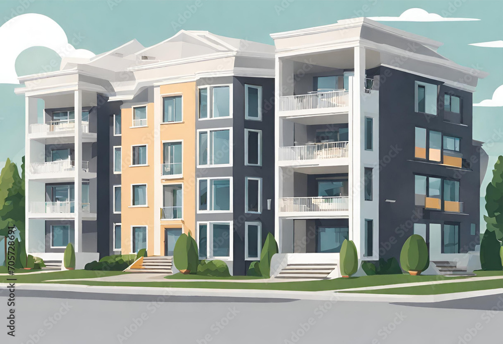 collection of houses, large and small and modern collection of houses, large and small and modern